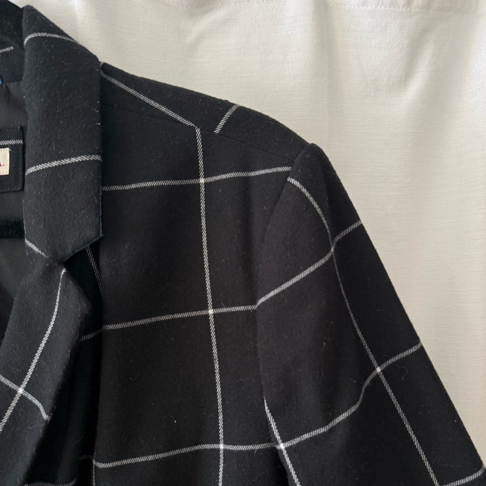 Merona Black Windowpane Blazer